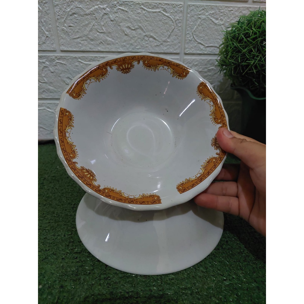 Mangkok Keramik 7 inch Mahkota 1pcs / Mangkok Sup