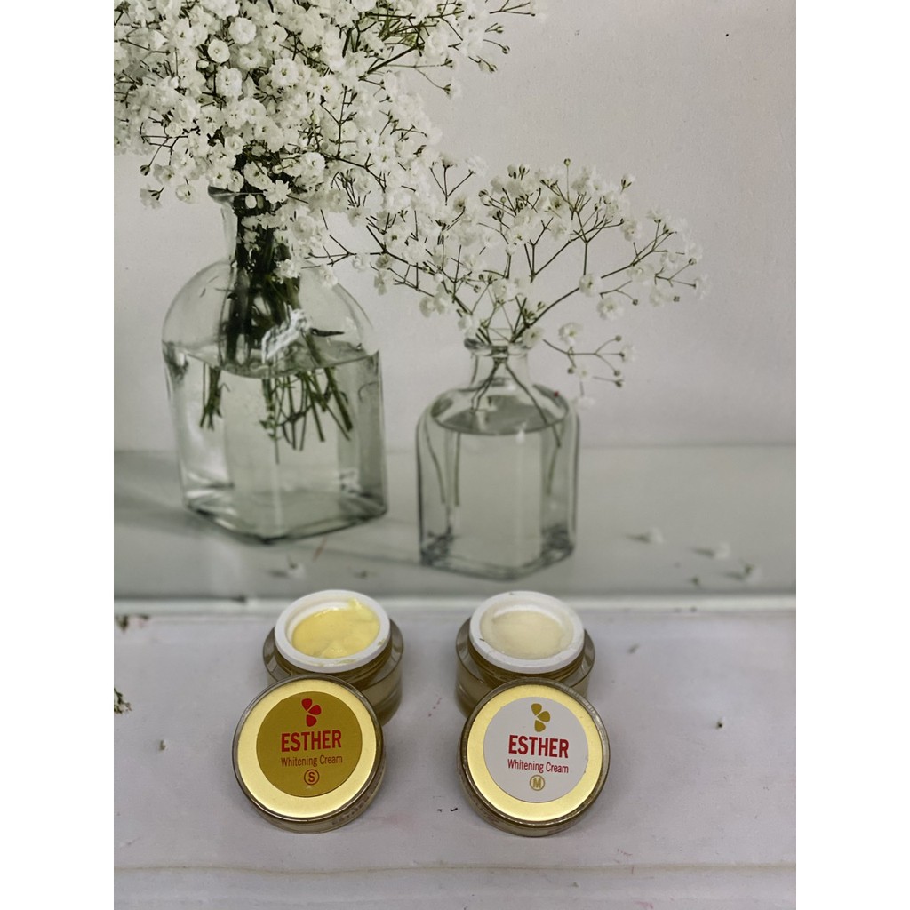 (PAKET)CREAM ESTHER GOLD KACA SM+SABUN