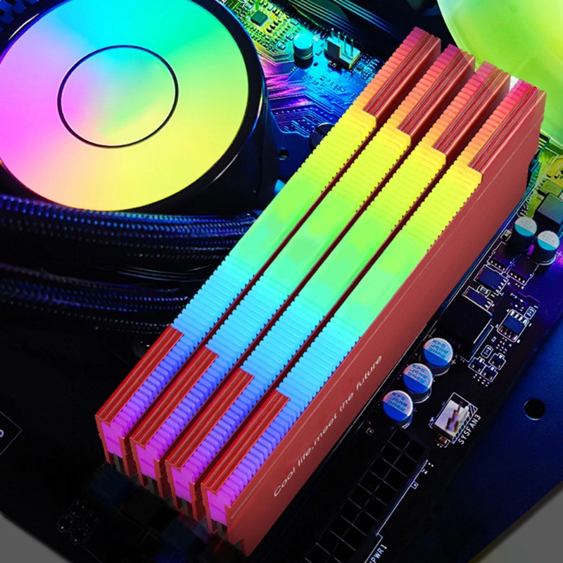 Bt Heatsink Multifungsi Tahan Lama Praktis Klasik Desktop ARGB Memory Cooler