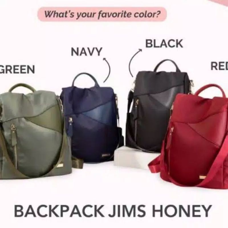 ZOE Backpack by Jimshoney//backpack cantik//Tas Ransel//Tas wanita //ransel
