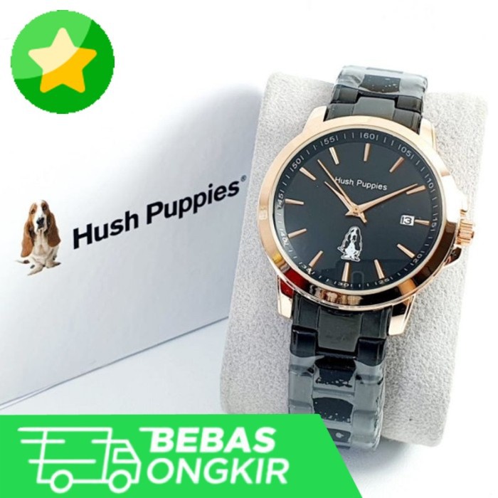 Bagus Jam Tangan Wanita Hush Puppies New Series Tali Rantai Steel IMPORT Murah
