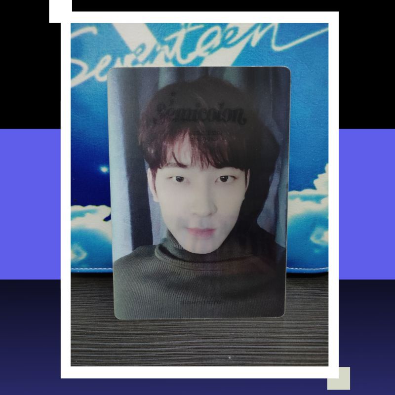 LENTICULAR SEMICOLON WONWOO BENEFIT WEVERSE FIRST PRESS