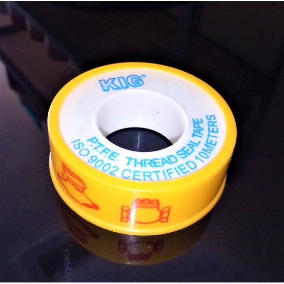 Terlaris Seal Tape Isi 10 Meter Kig / Ptfe Seal Tape Pipa Kig Onda 1/2 12mm Siltip Seltip Sealtape Kran Air y599E1Ce09wRK