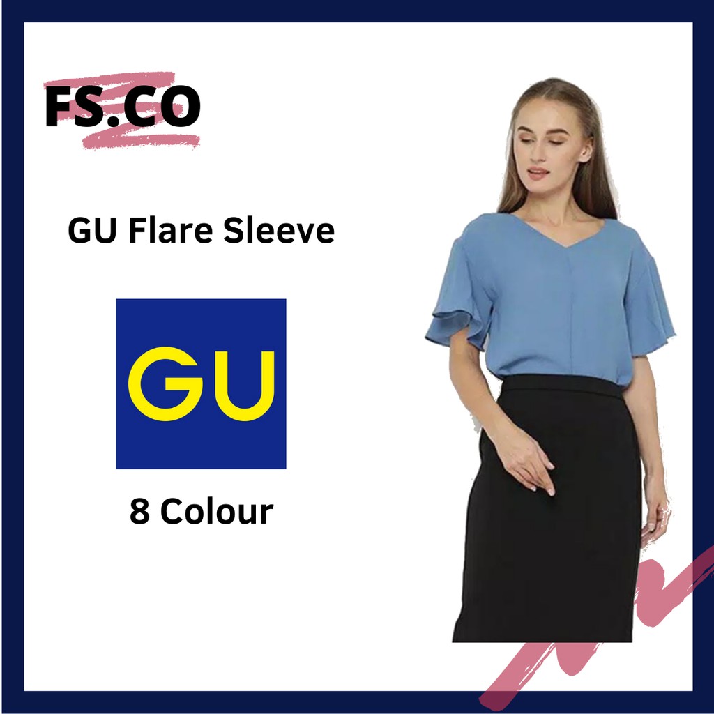 BLOUSE WANITA - GU FLARE SLEEVE