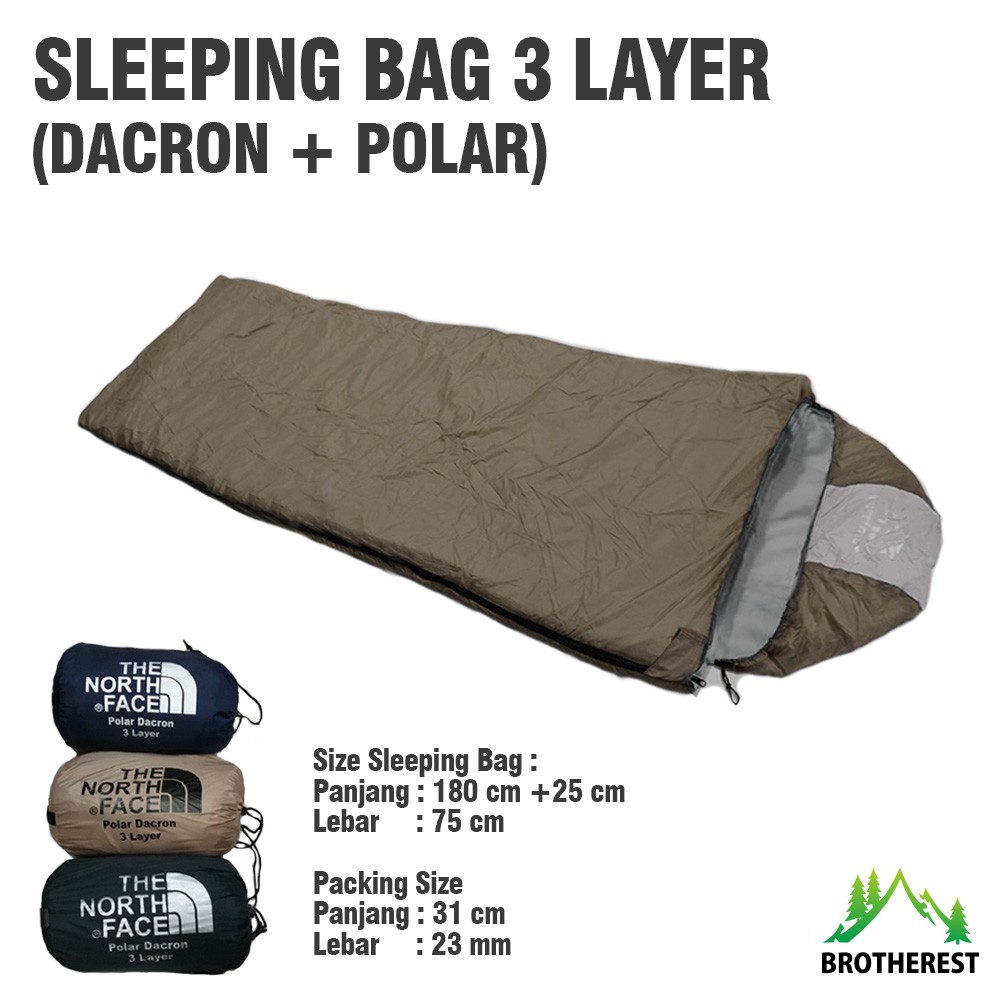 Bisa Cod Sleeping Bag 3 Layer Ekstra Hangat Tahan Suhu Dingin Kantong Tidur Kantung Tidur Shopee Indonesia