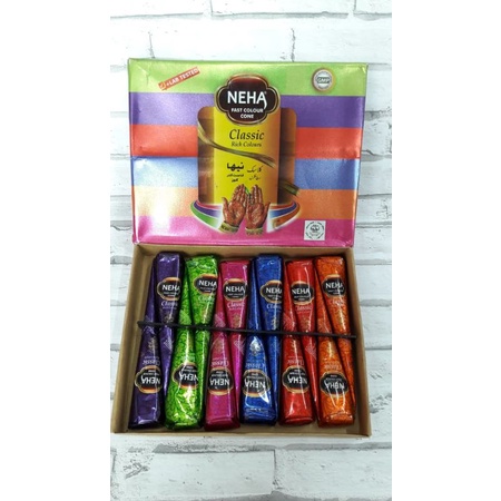 hena neha 12 pcs set box