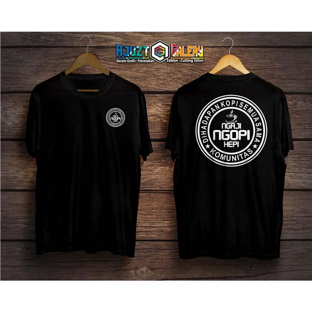 Kaos Distro Santri Penikmat Kopi
