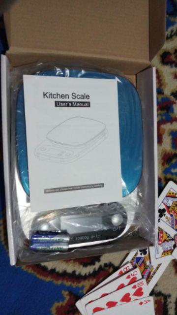 Timbangan Dapur Digital Kitchen Scale 10kg 1g Taffware Digipounds