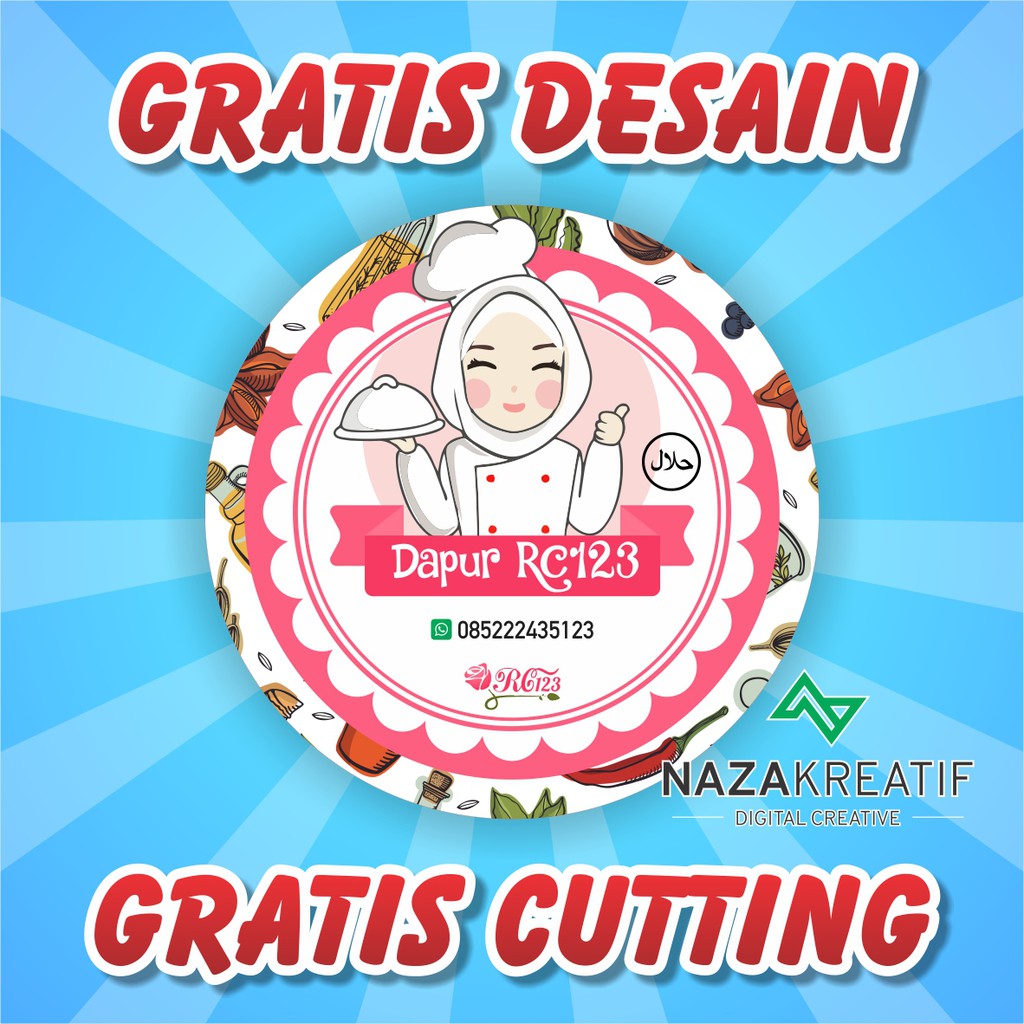 

Stiker Plastik Vinyl Kemasan Label Frozen Food & Minuman, Stiker Tidak Luntur & Tidak bisa Sobek SVB