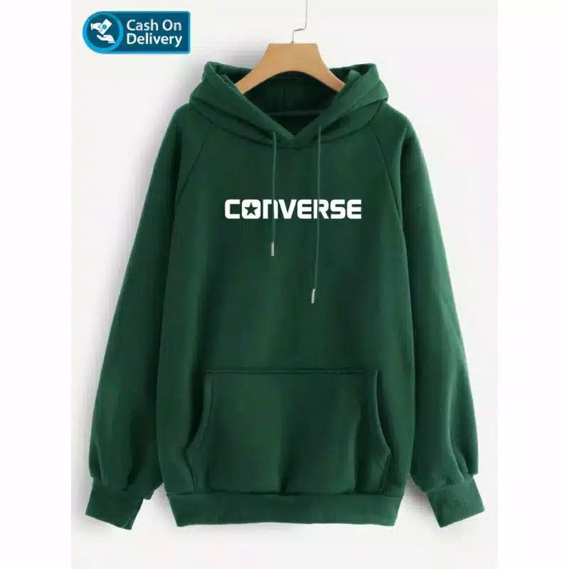 sweter Jaket Hoodie Converse pria wanita original terbaru