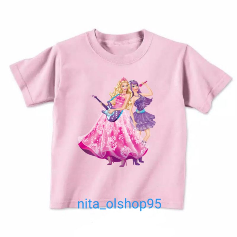 baju Barbie school simulator kaos anak