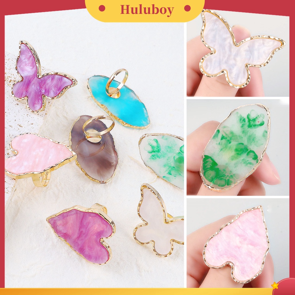 Huluboy Huluboy♡ Palet Display Warna Kutek Gel Bahan Resin Untuk Manicure