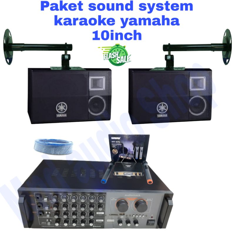 Paket Sound System Karaoke Yamaha 10inch Original