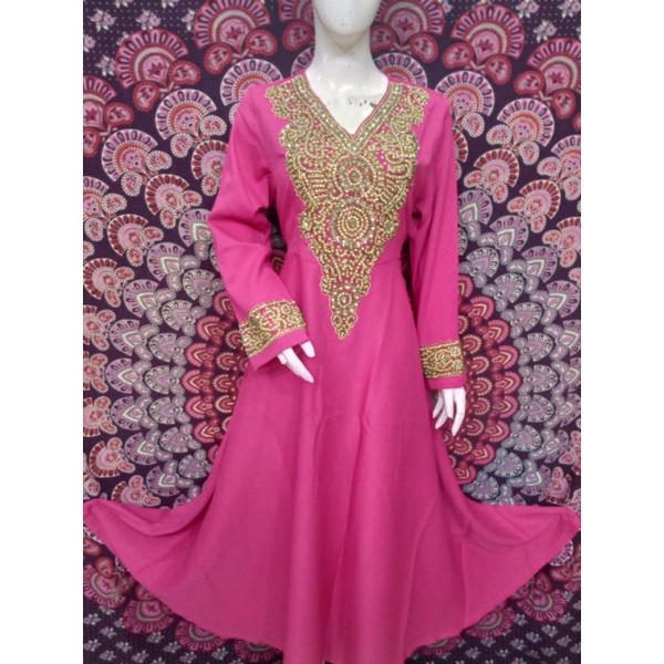 LONG ANARKALI INDIA GAMIS INDIA SWAROVSKY ORIGINAL