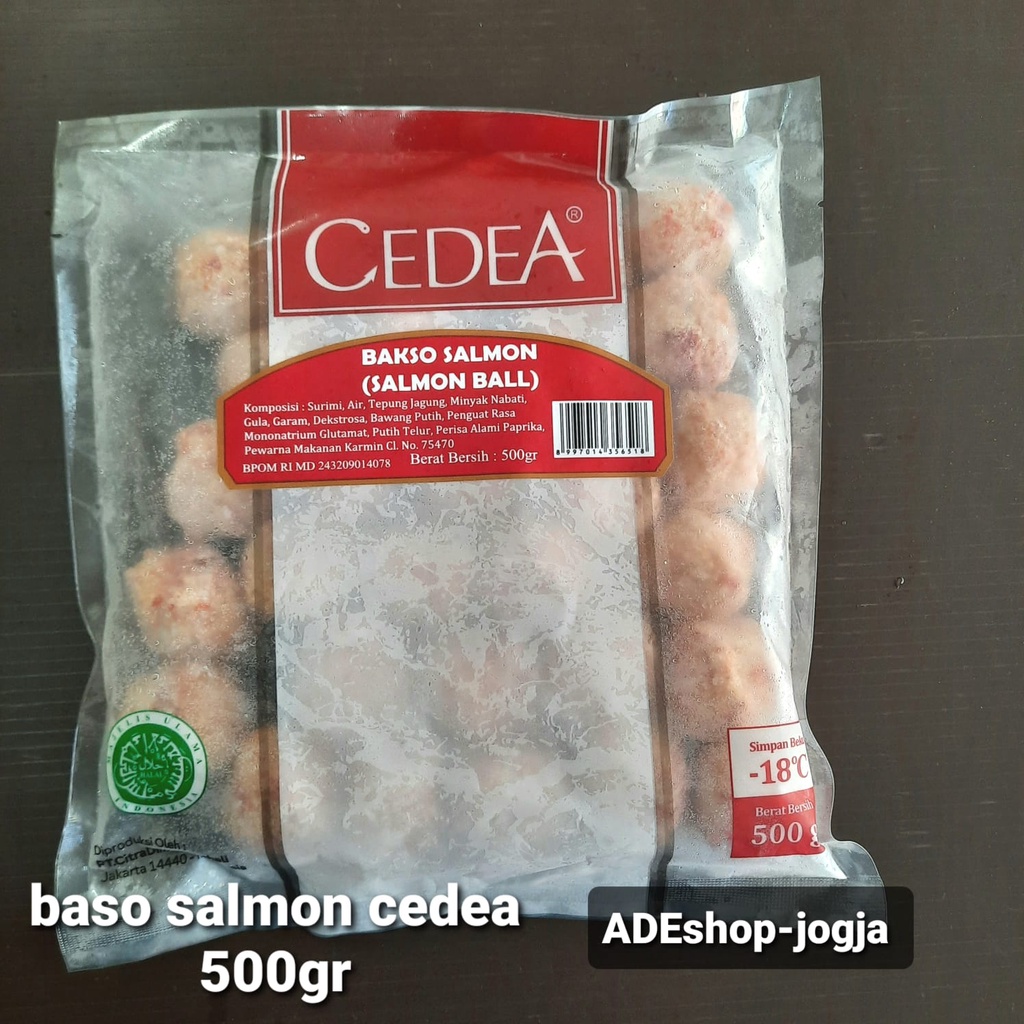 

baso bakso salmon cedea 500 gr bola ball