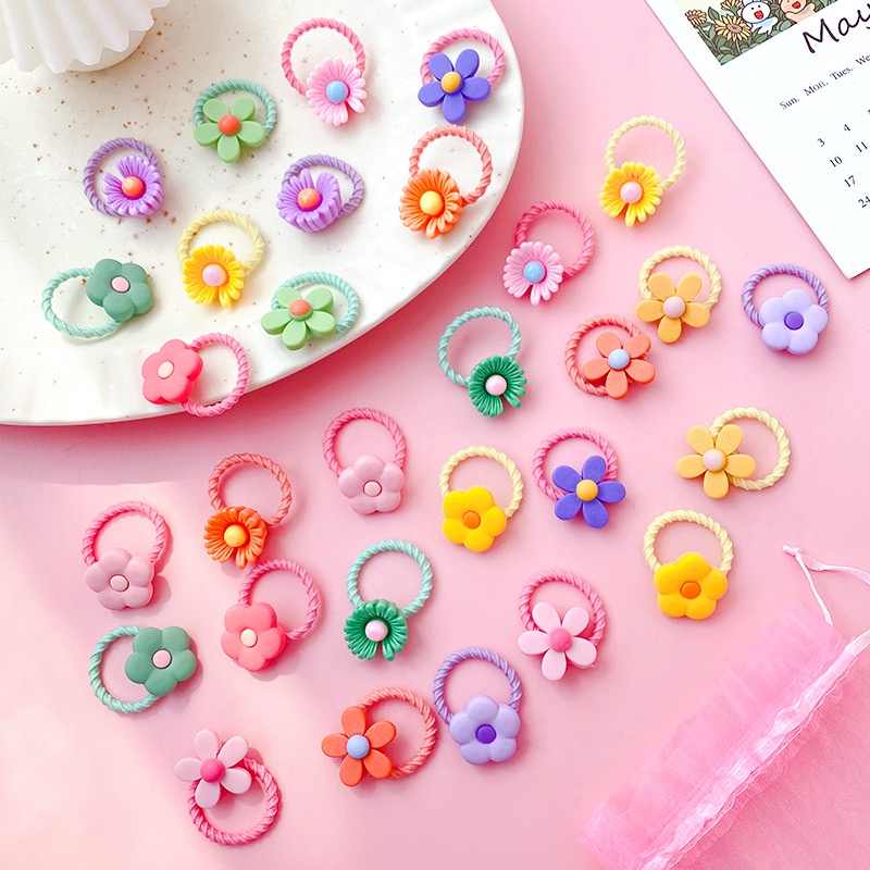 JR - IKAT RAMBUT ANAK KOREA ICON KARAKTER LUCU IMPORT / KARET RAMBUT ANAK / IKAT RAMBUT KARET ANAK