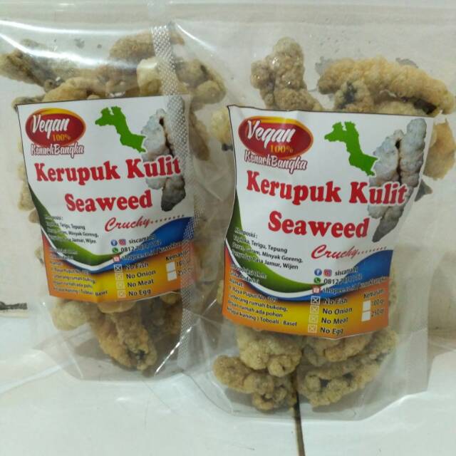 

KERUPUK KULIT SEAWEED VEGAN 50GR