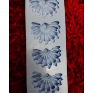 Cetakan Silikon Puding Coklat pisang 4 cavity