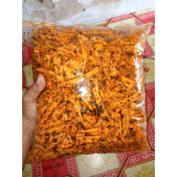 

Basreng kering pedas jeletot daun jeruk renyah termurah