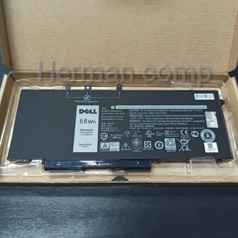 Original Baterai Dell Precision 3520, 7520, 3530 GJKNX