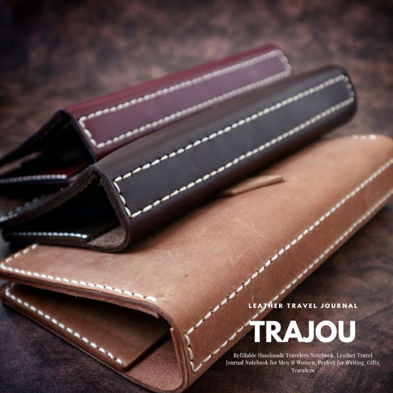 

Binder Kulit Sapi Asli Model Travel Journal Leather