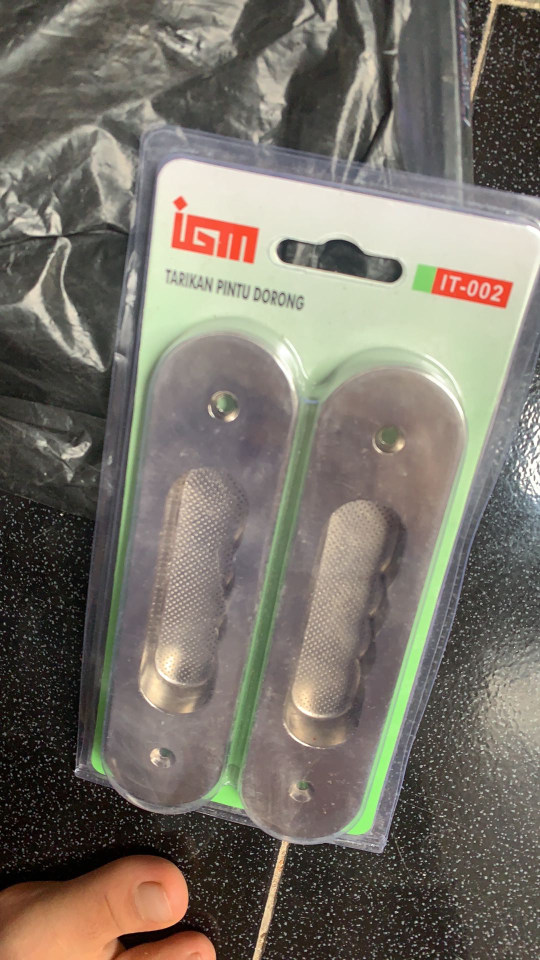 Tarikan Handle Tanam Laci Lemari Pintu Rumah Sliding Geser Lipat Oval Rmp