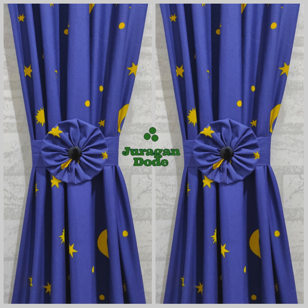 Gorden Polos Embos Jendela Model Ikat Kupu Kupu2 Minimalis