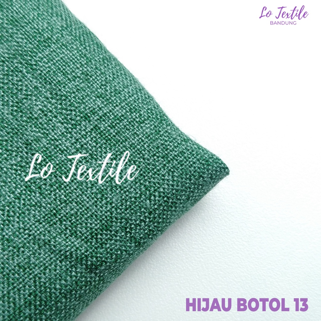 Kain Katun Madinah Fodu 0.5 Meter (Seri 1) - Bahan Cotton Madina Medina-Hijau Botol - 13