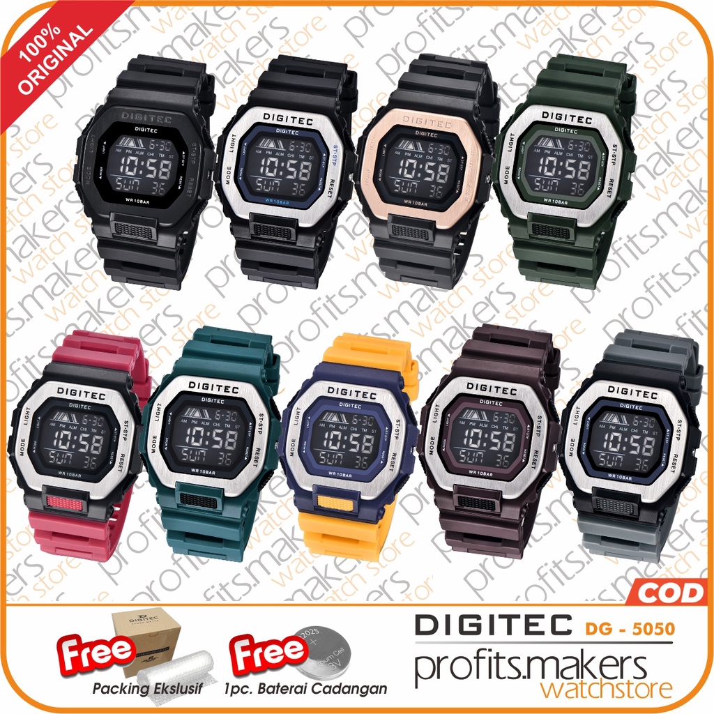 DIGITEC DG 5050 / DG-5050 / DG 5050 Watch Jam Tangan ORIGINAL