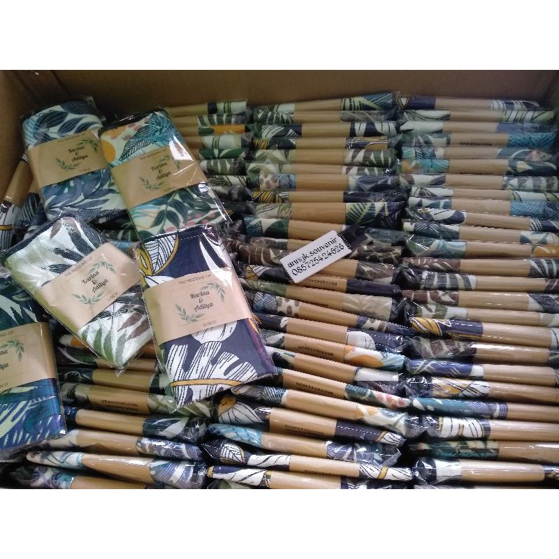 SOUVENIR DOMPET KANVAS CUSTOM