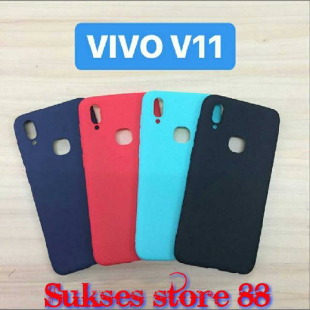 SOFTCASE MACARON/SILLICON CANDY WARNA VIVO V11