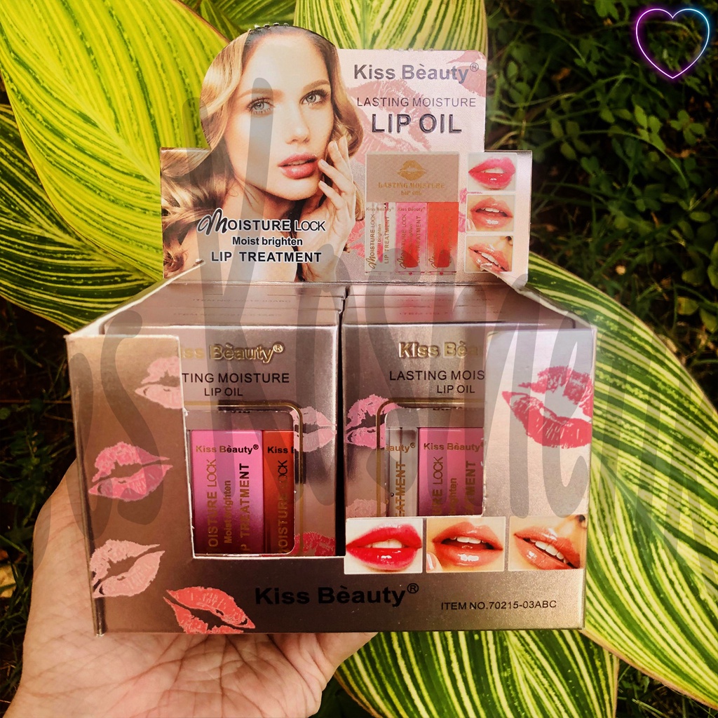 Kiss Beauty Lipgloss Lasting Moisture Isi 3 Pcs Per Pack / Lipstik Cair / Grosir Kosmetik