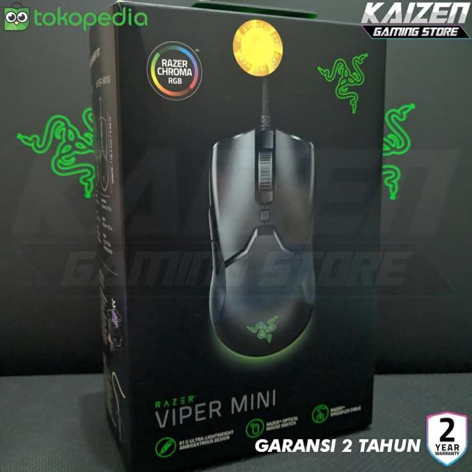 | LEBIH HEMAT ORIGINAL Razer Viper Mini RGB Mouse Gaming - Color Black - INDO VERSION | Mouse Gaming