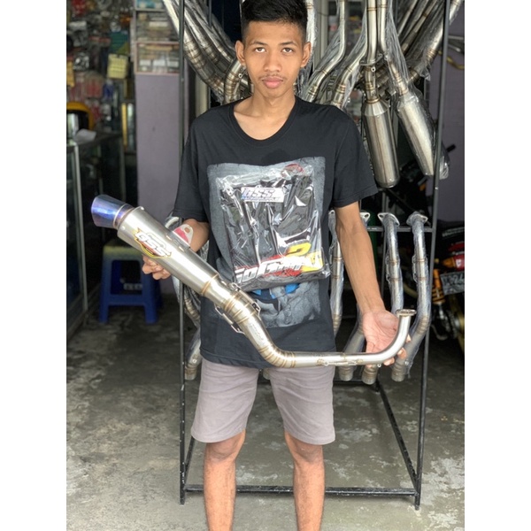 knalpot vario125/150 original gss racing muffler