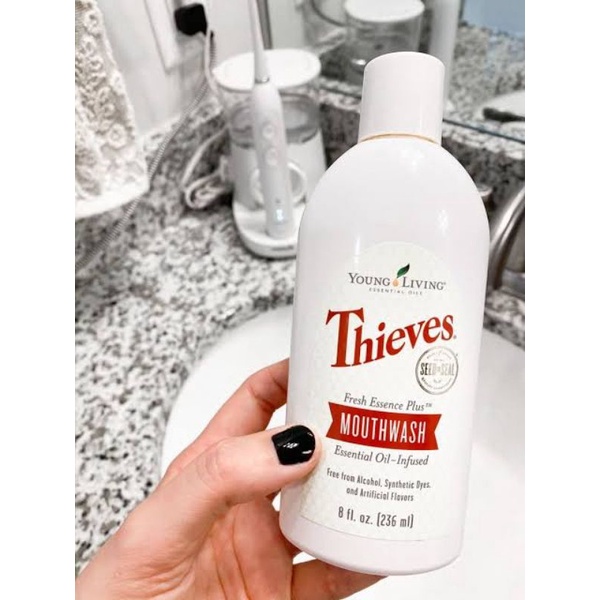 Jual Thieves Mouthwash Fresh Essence Plus 236ml Shopee Indonesia