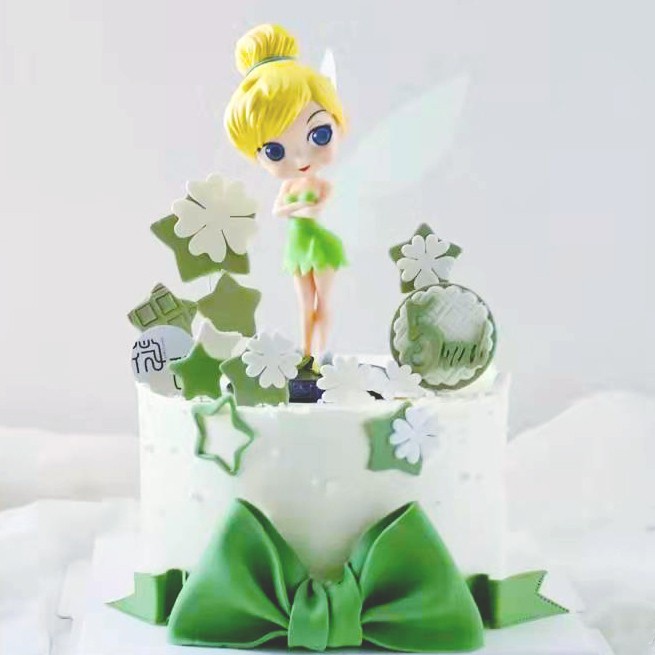 FIGURE TINKERBELL/ TOPPER CAKE TINKERBELL KUALITAS PREMIUM/ PRINCESS/ TINKERBELL