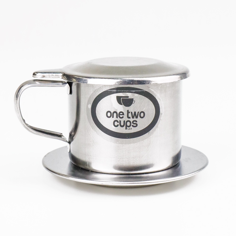 One Two Cups Filter Saring Kopi Coffee Drip Pot Stainless Steel 100ml - LC1