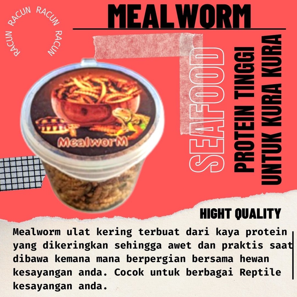 REPTILE REPTIL SEAFOOD PROTEIN TINGGI UNTUK KURA KURA FEZONE