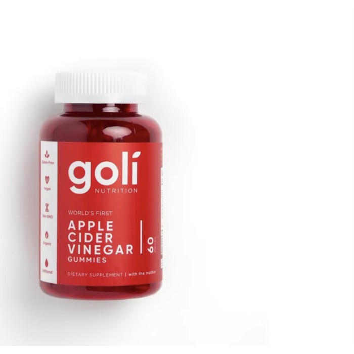 Goli Nutrition Vitamin Apple Cider Vinegar Gummies ORIGINAL Termurah