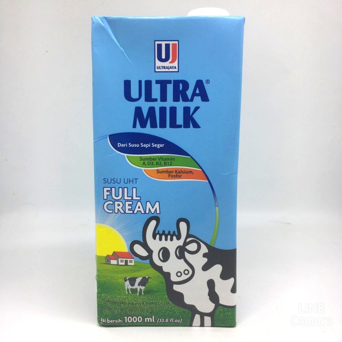 

Ultra Susu UHT 1lt Full cream Milk UltraMilk