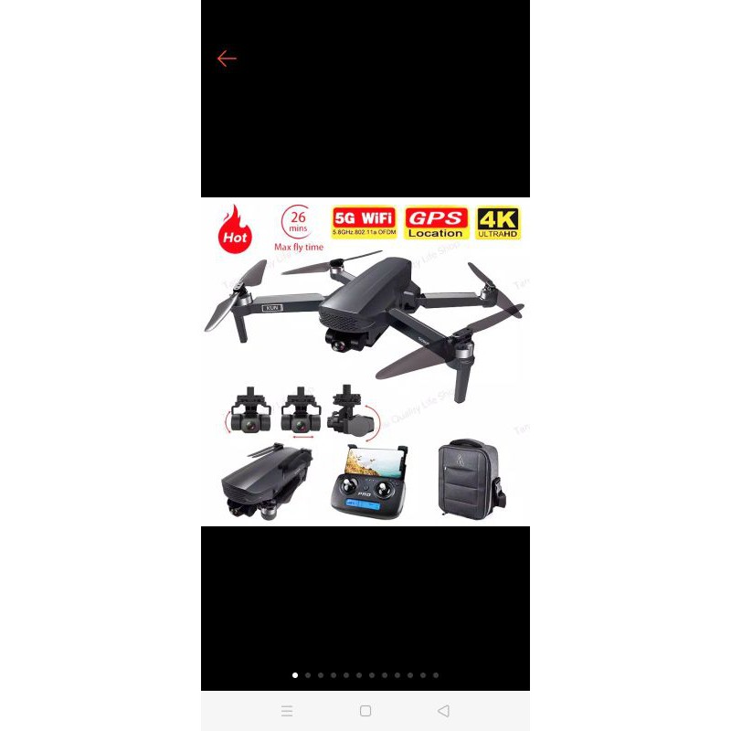 ZLL SG908 RC GPS Drone 3-Axis Gimbal 4K Camara 5G Wifi FPV Profesional Dron 1.2KM 50X Brushless