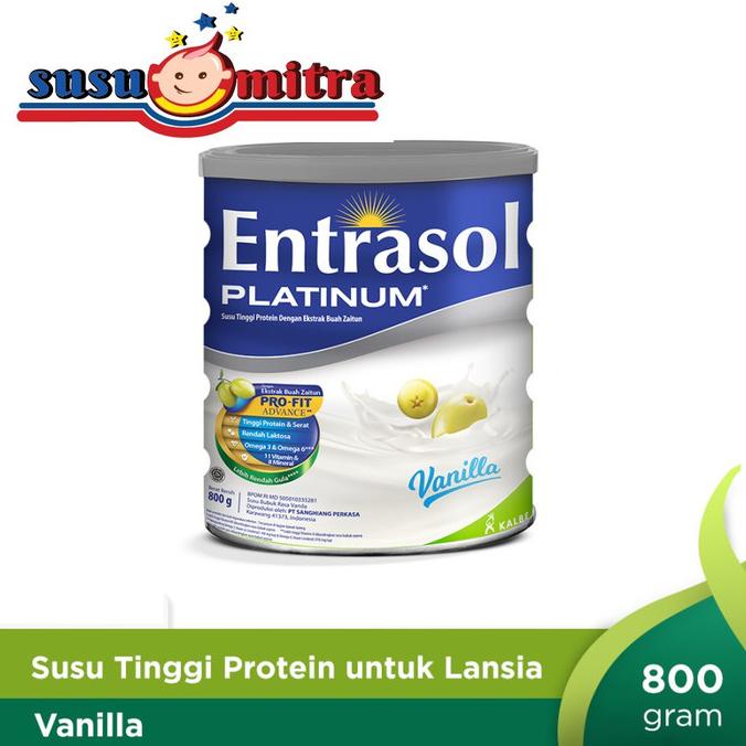 

[COD] ENTRASOL PLATINUM VANILA 800 gr [COD]