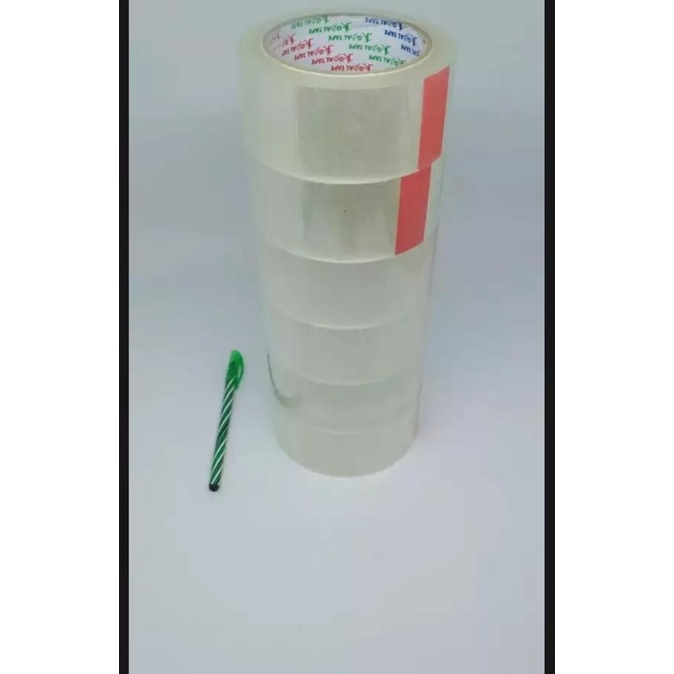 

HARGA SPESIAL 6 roll Lakban goal tape bonus 1 biji pulpen 45mm 2 inch 100 yard