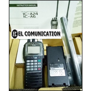 ICOM AIRBAND ICA6 HT ICOM IC A6 ORIGINAL - HT AIRBAND ICOM A6 MURAH