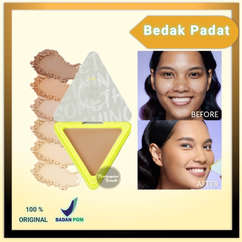 SOMETHINC DNA Airbrush Breathable Powder Foundation - Bedak Padat