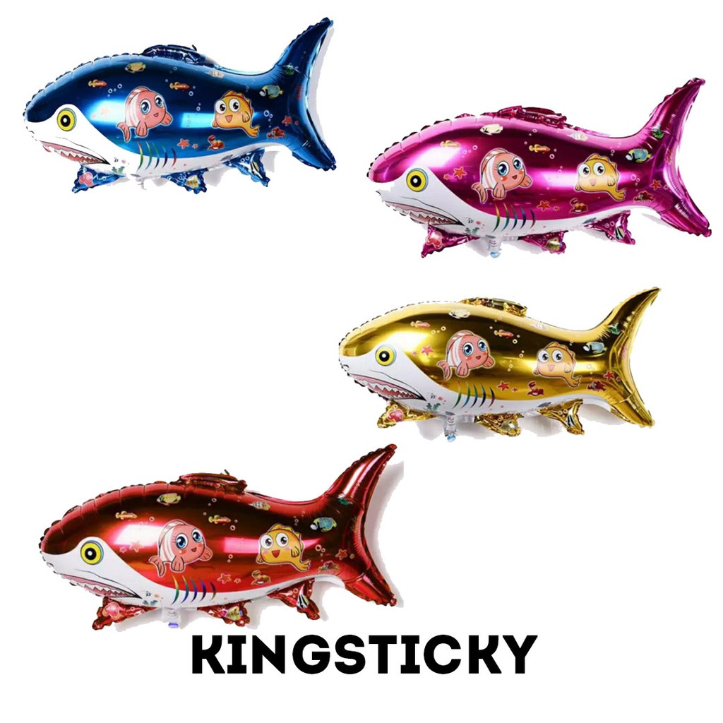 Kingsticky - Balon Foil Ikan Hiu