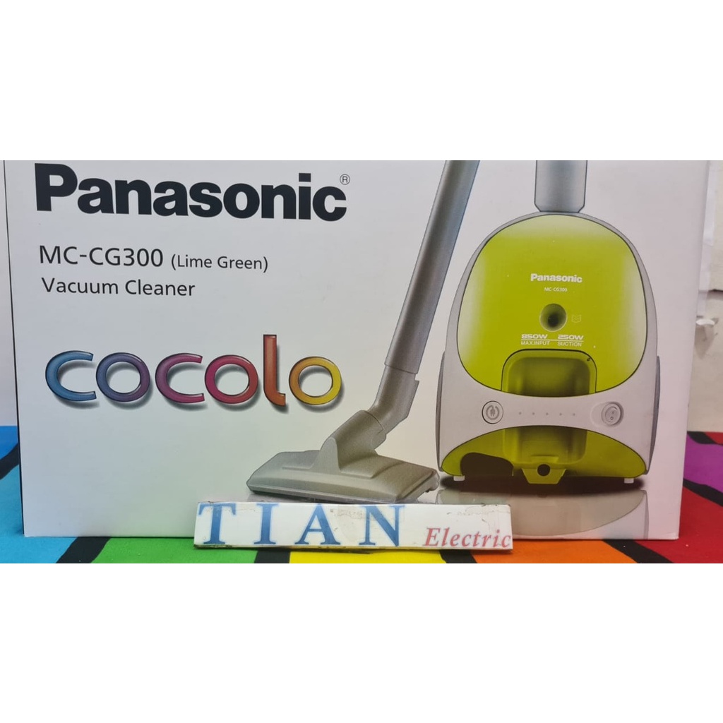 PANASONIC COCOLO MC-CG300 Vacuum Bagged 850 Watt / 250 Watt