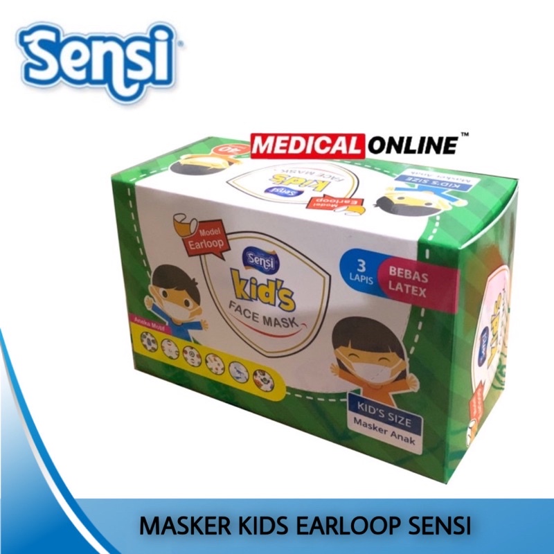 MASKER SENSI ANAK MASKER KARET MEDICAL ONLINE MEDICALONLINE