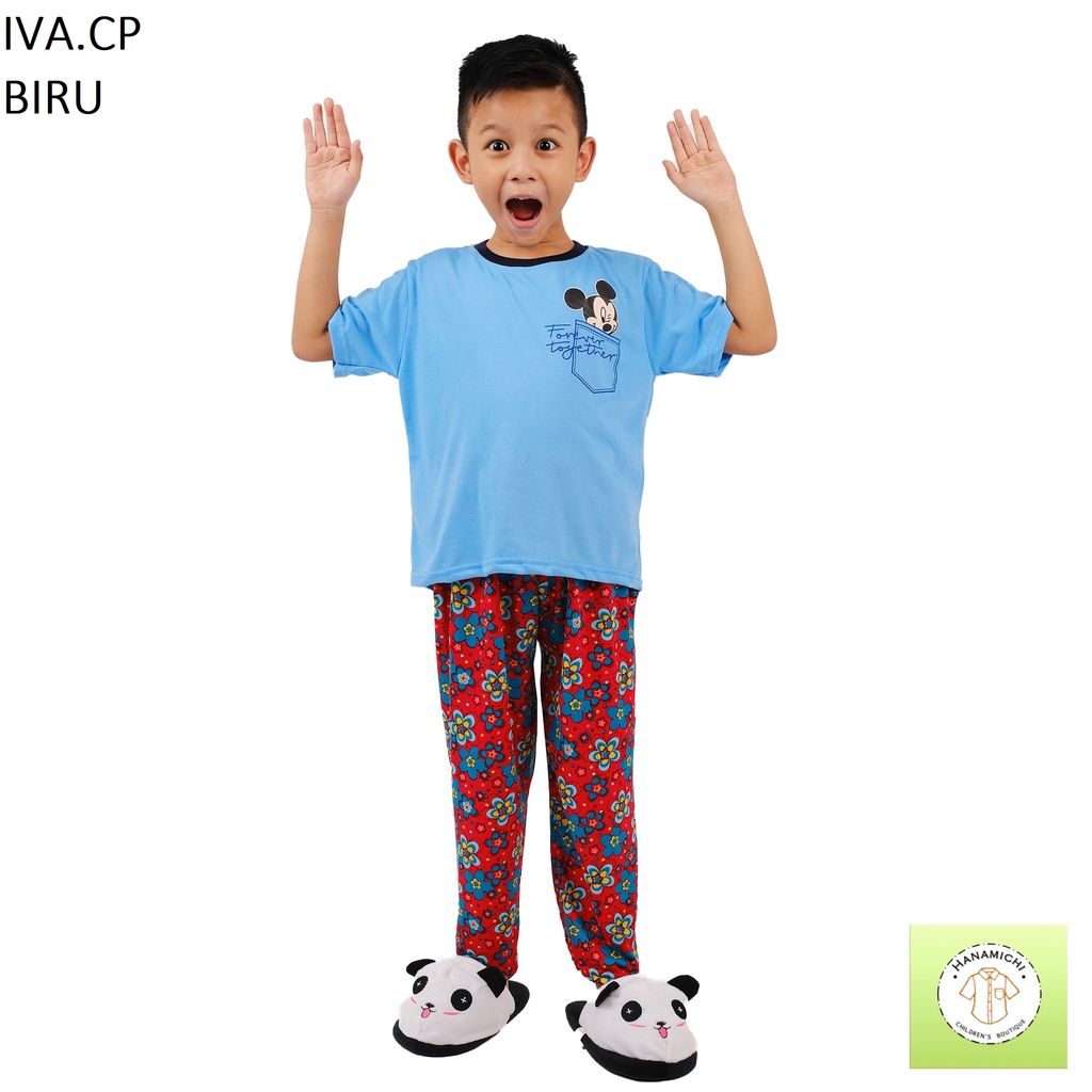 Hanamichi IVA.CP Baju Tidur Anak Lengan Pendek