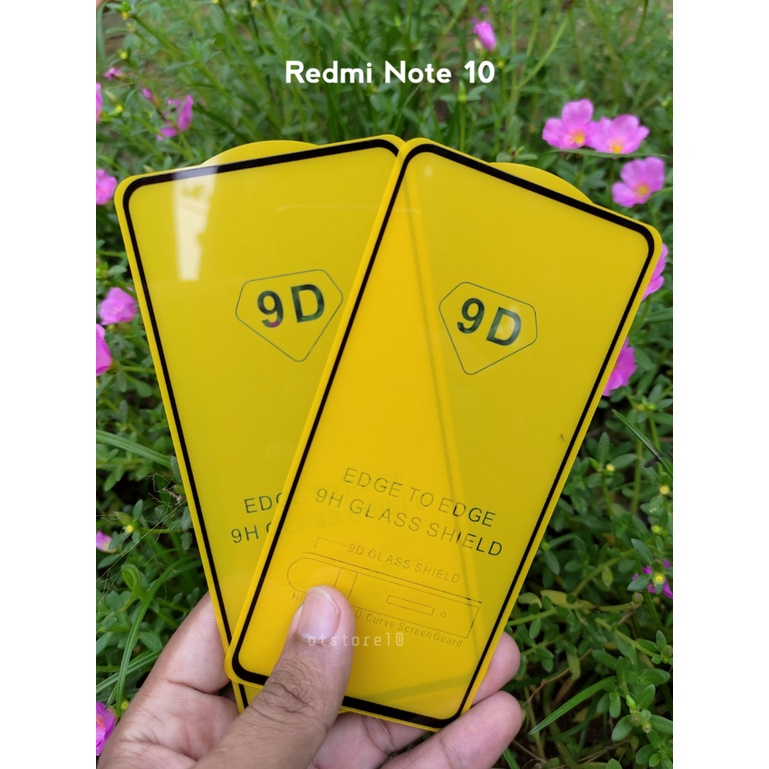 Tg Tempered Glass Full Cover Xiaomi Redmi Note 10 - Pelindung Layar Handphone Anti Gores